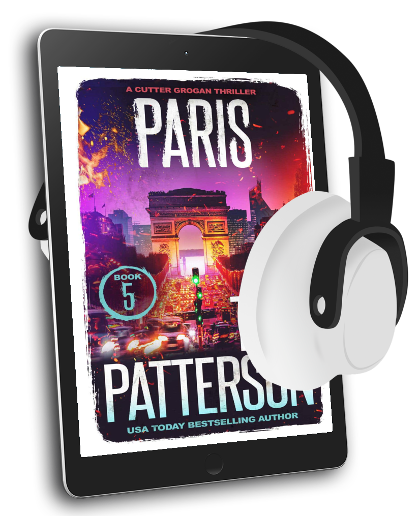 Paris Audiobook #5 in the Cutter Grogan Thrillers. AI narrated