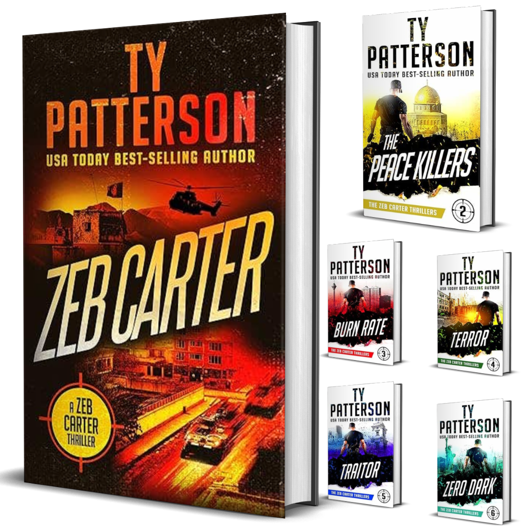 ZEB CARTER Series Books 1-6 Paperback Bundle